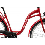 Mestský bicykel VELLBERG ECO Torpédo 26" 1 prevodový červený 